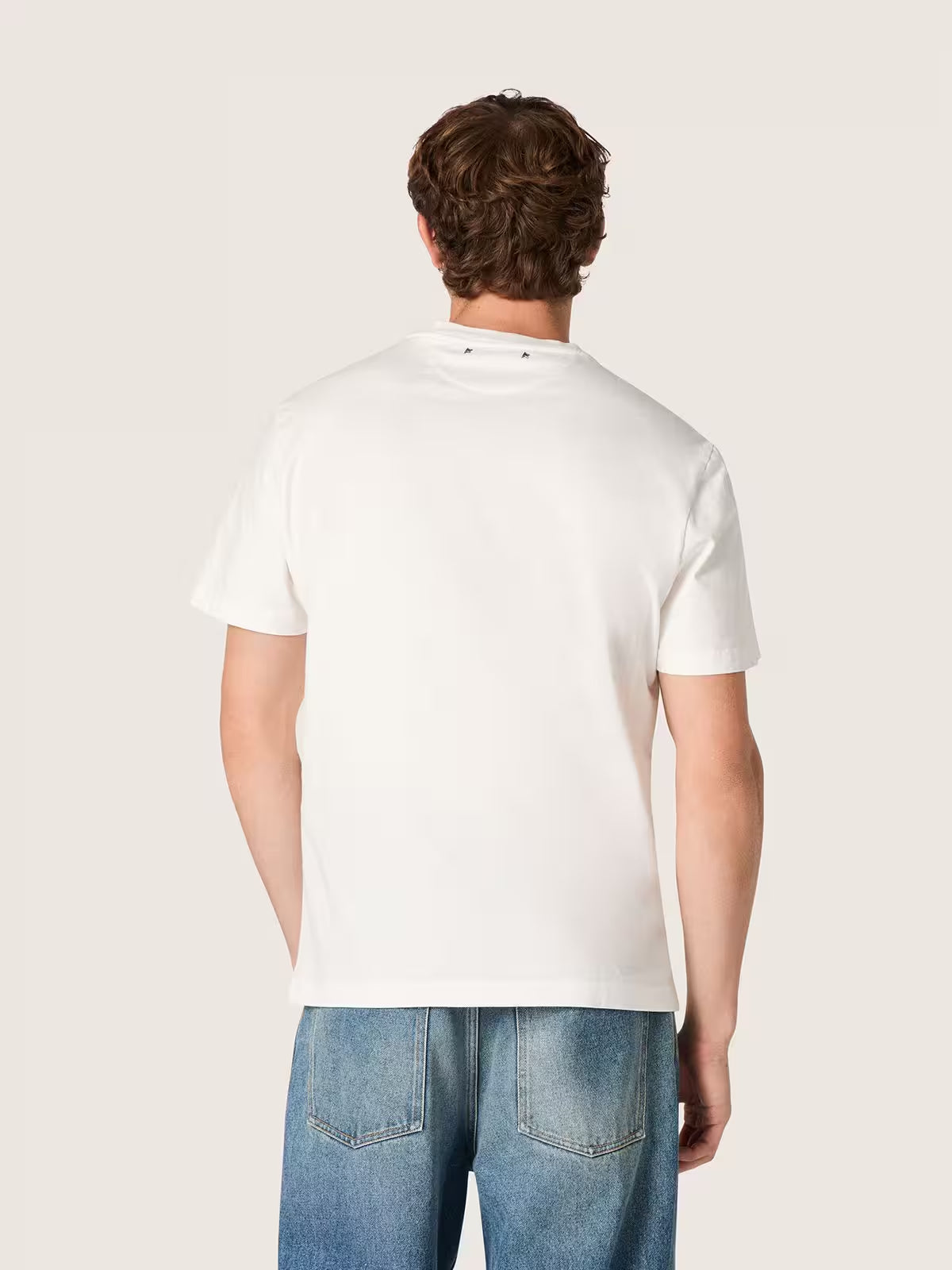 T-Shirt Journey Cotton Contrast Logo Print