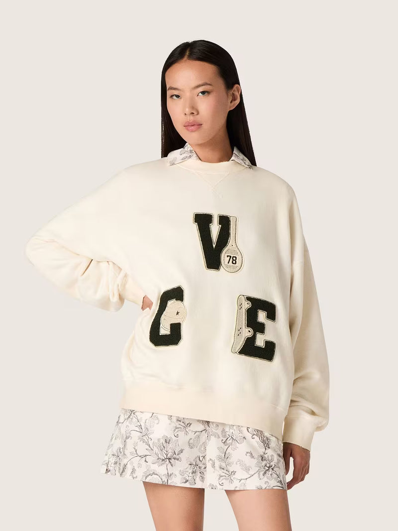 Jersey Star Boxi Crewneck Vintage Vce Patch Unisex