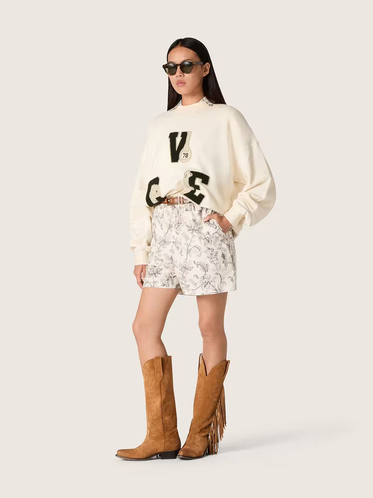 Jersey Star Boxi Crewneck Vintage Vce Patch Unisex