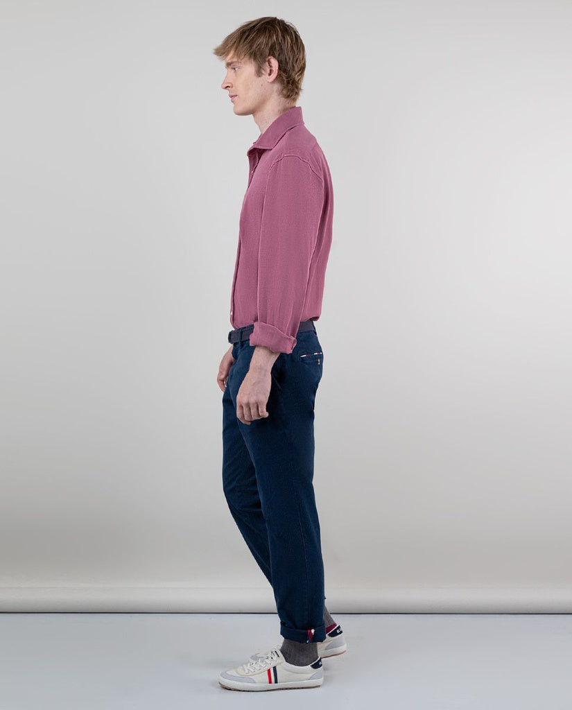 Pantalon Chino Basico Marino EL GANSO PANTALONES Malva CO
