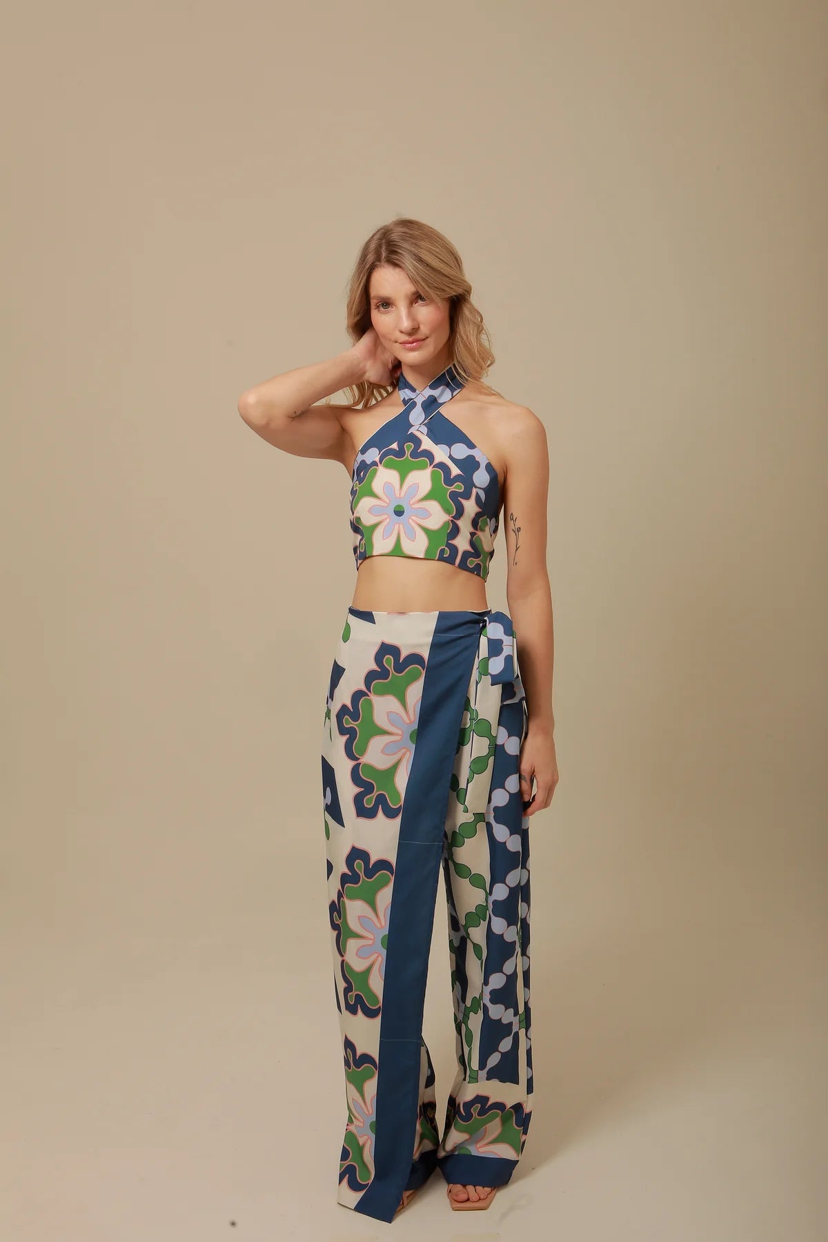 Pantalón Vallarta LA VI BY MAJO PANTALON Malva CO