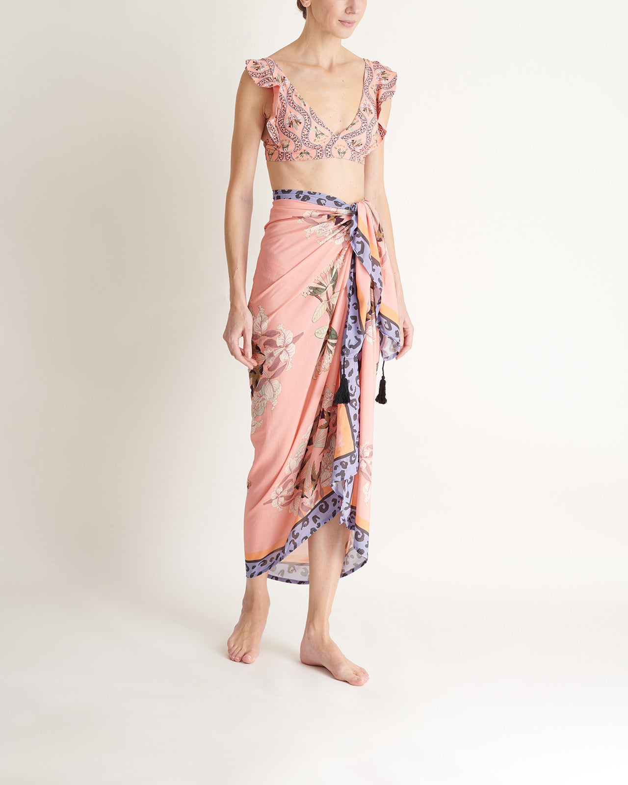 Pareo Tangerine Jungle Orchid The Must