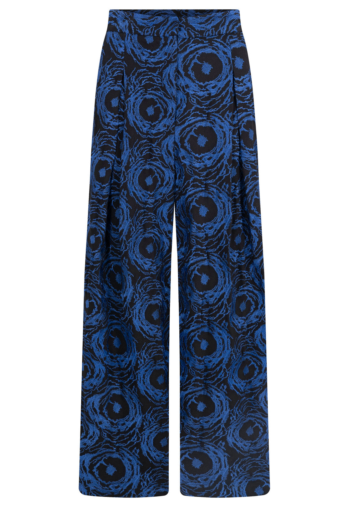 Panatalon Bordado Palazzo Blue
