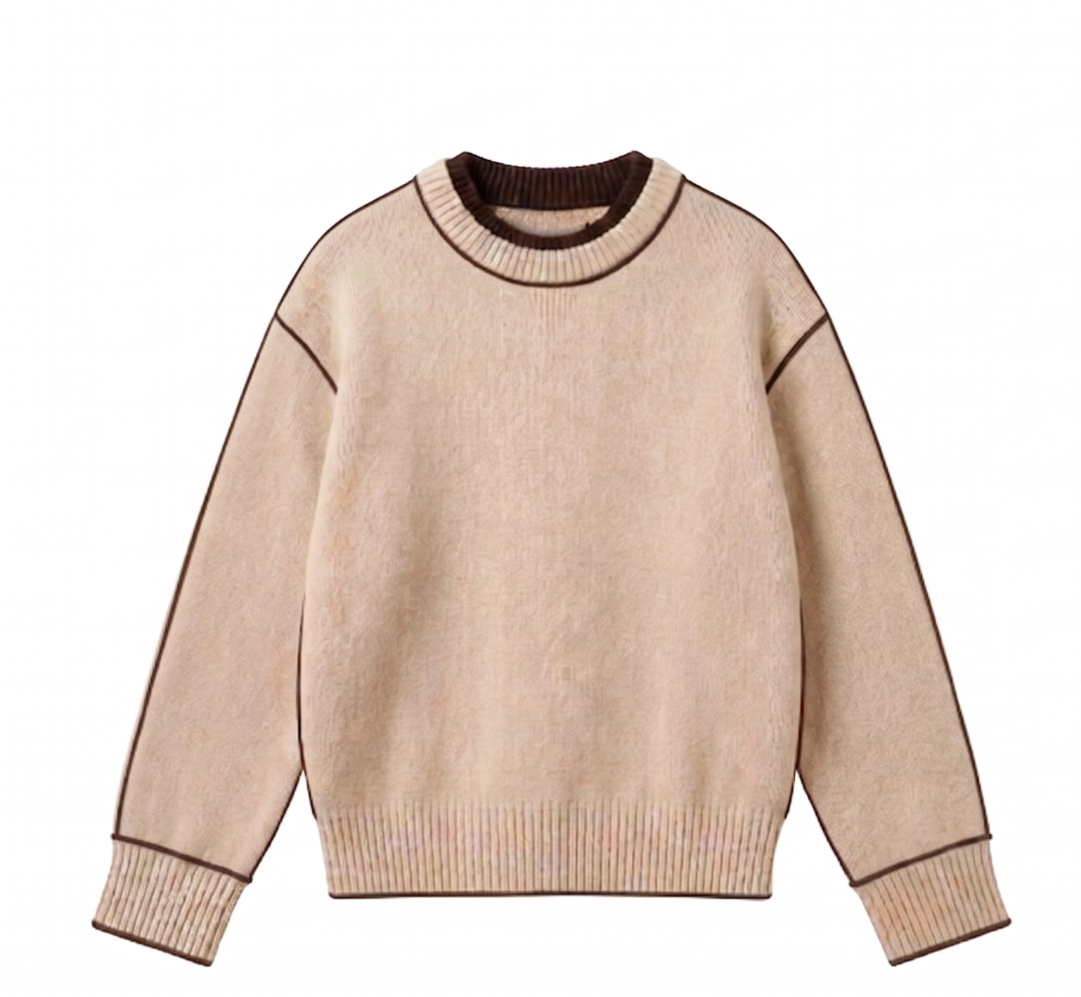 Jersey Crewneck Palms Knit