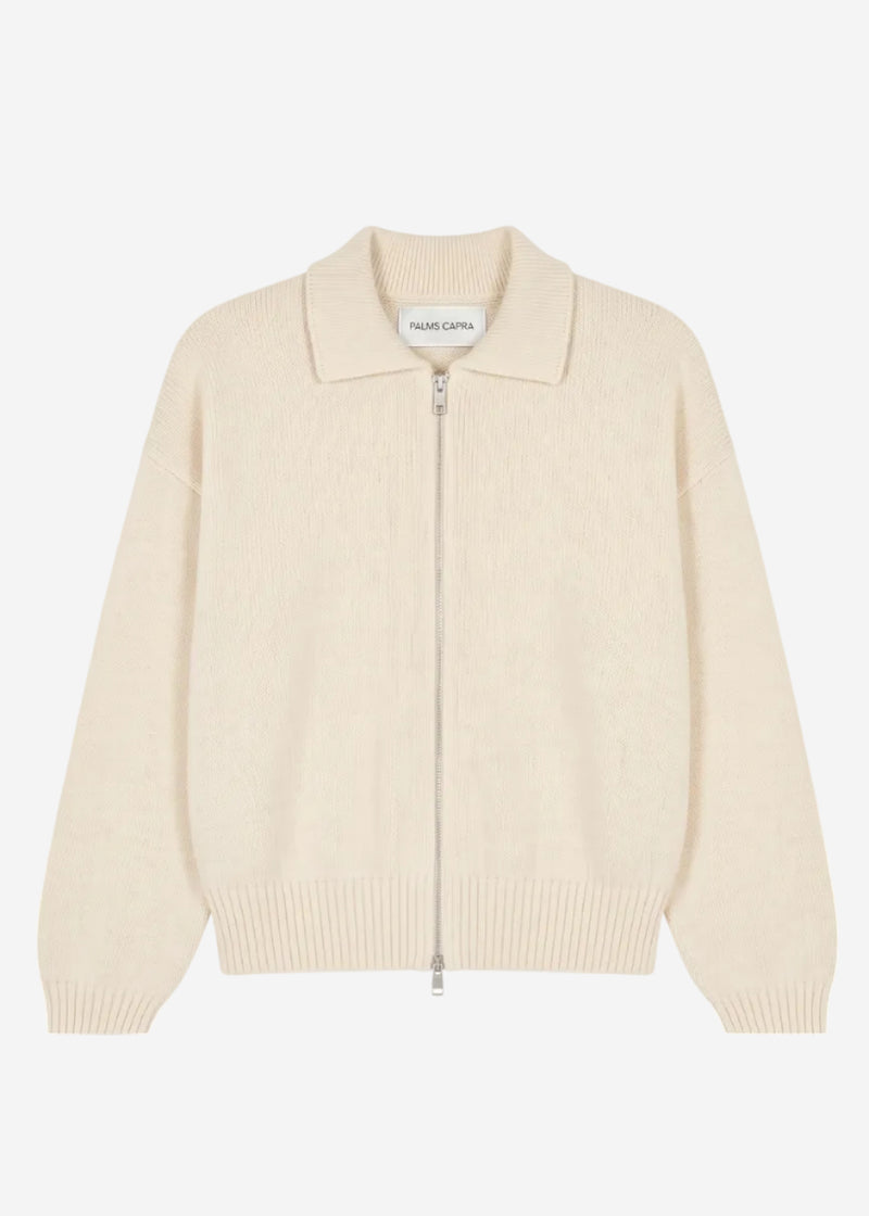 Sweater Palms Zip Up