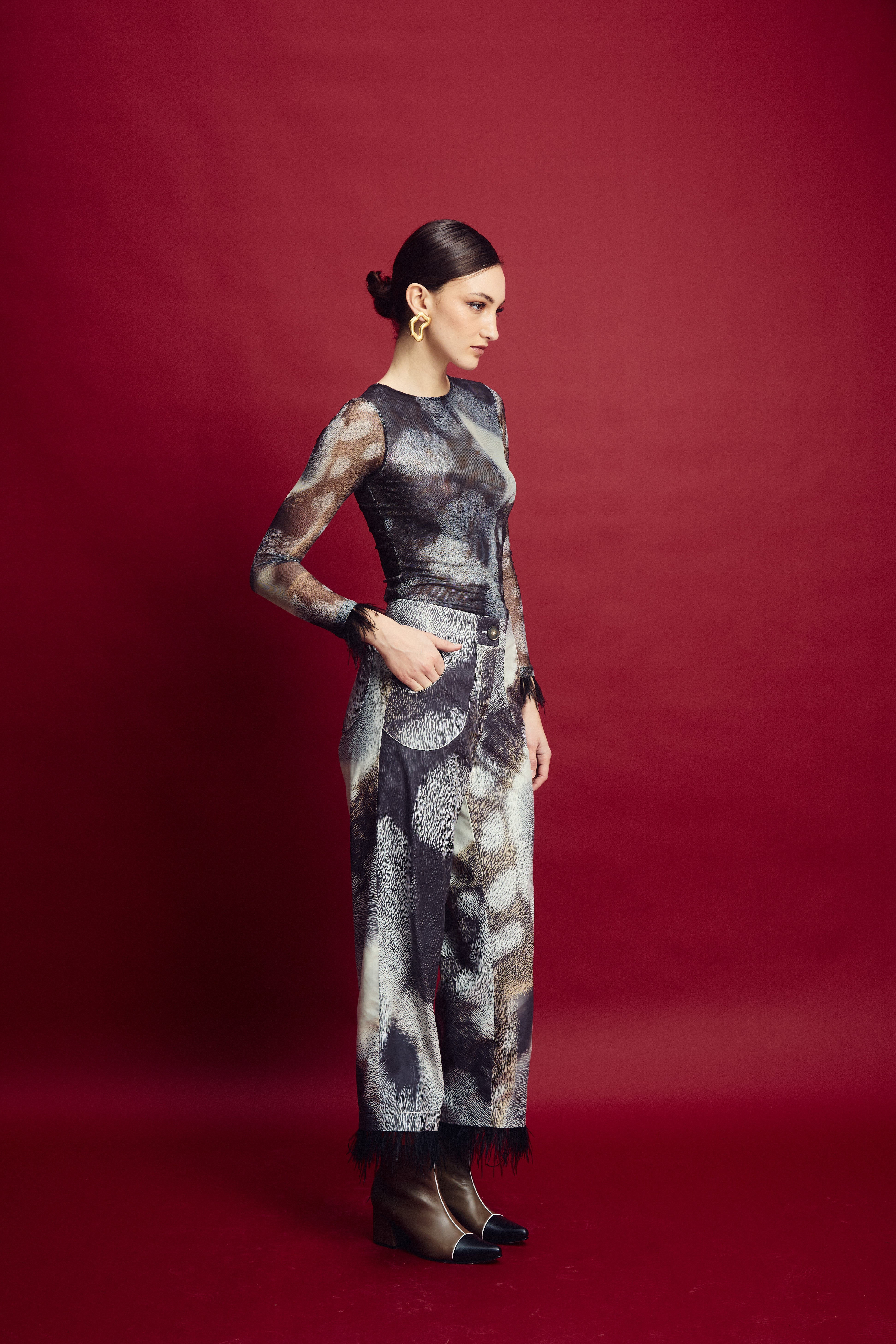 Pantalón Estampado Sinuara