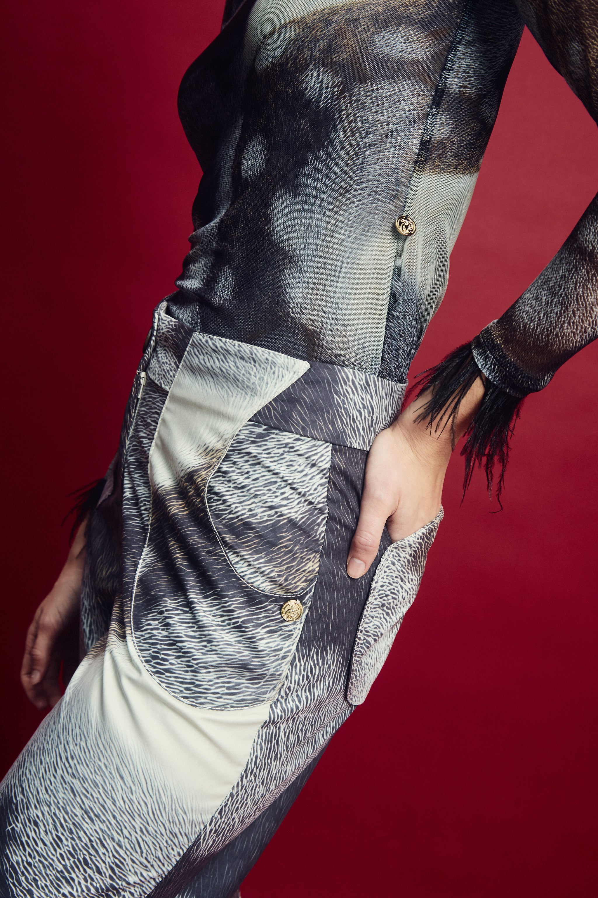 Pantalón Estampado Sinuara