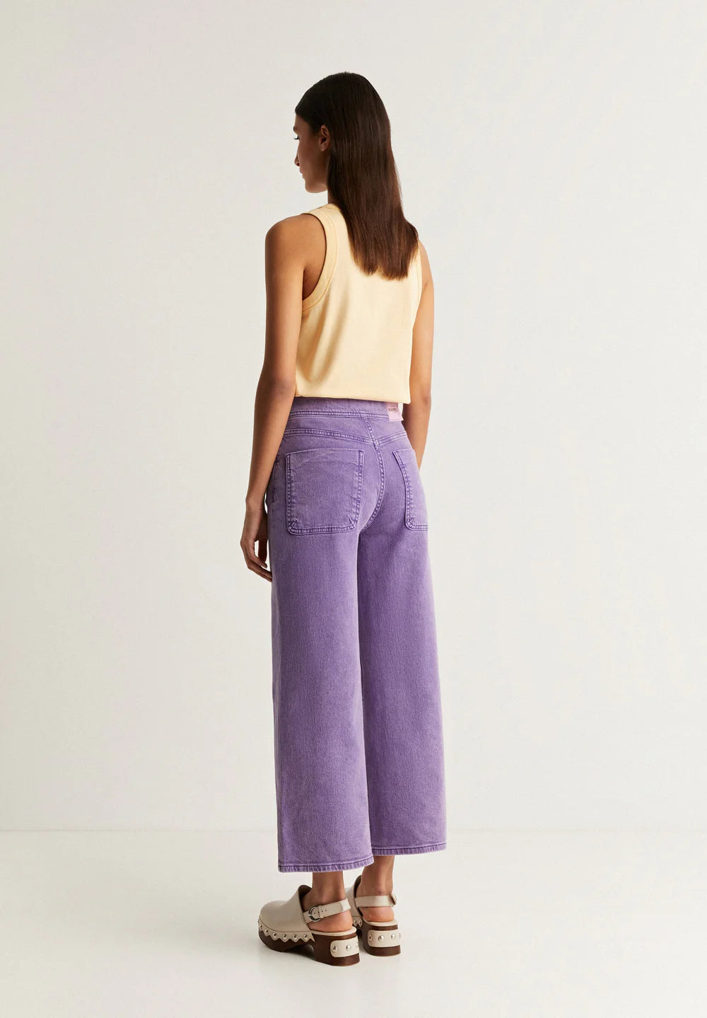 Pantalon Denim Culotte