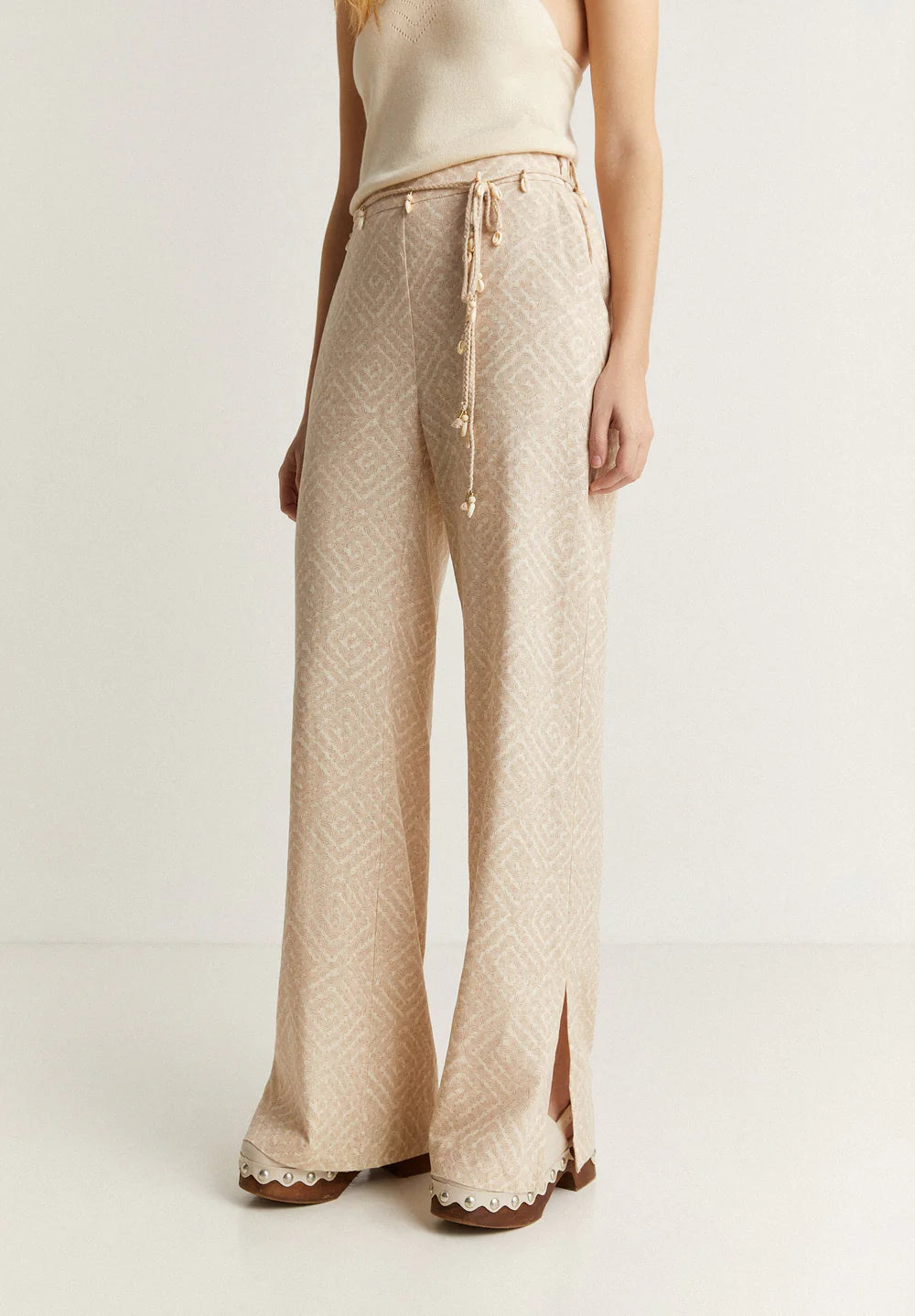 Pantalon Trim Print
