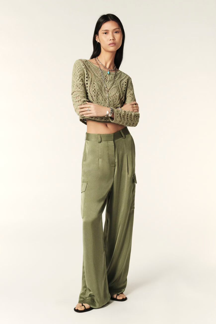 Pantalón Cary BA&SH PANTALONES Malva CO