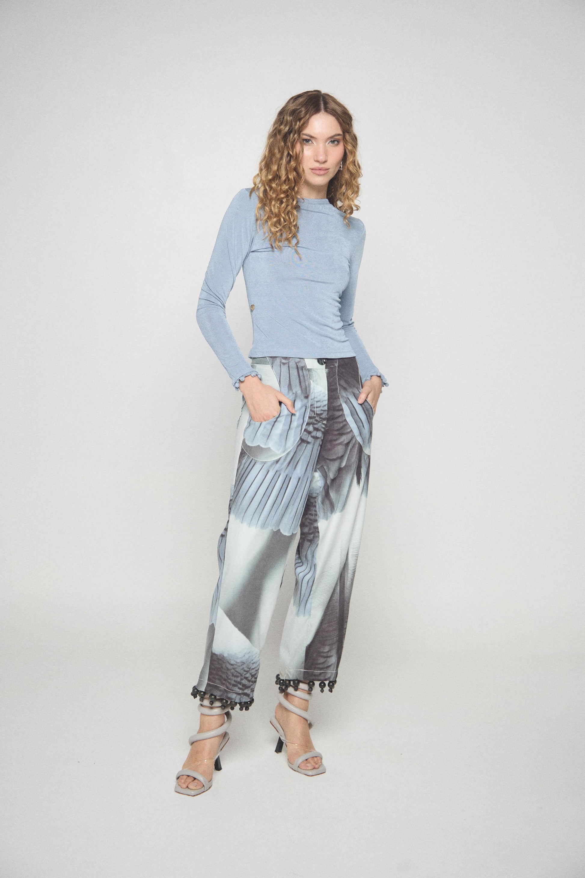 Pantalón Odile ZIERRA LEONA PANTALONES Malva CO