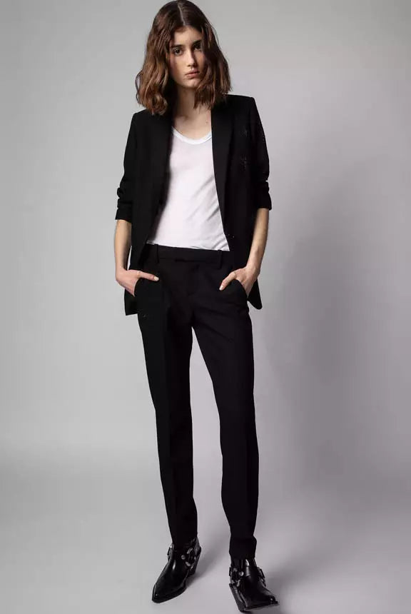 Pantalón Prune Strass