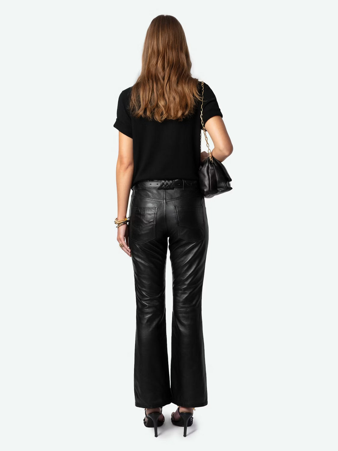 Pantalón Cuir Lisse ZADIG ET VOLTAIRE PANTALONES Malva CO