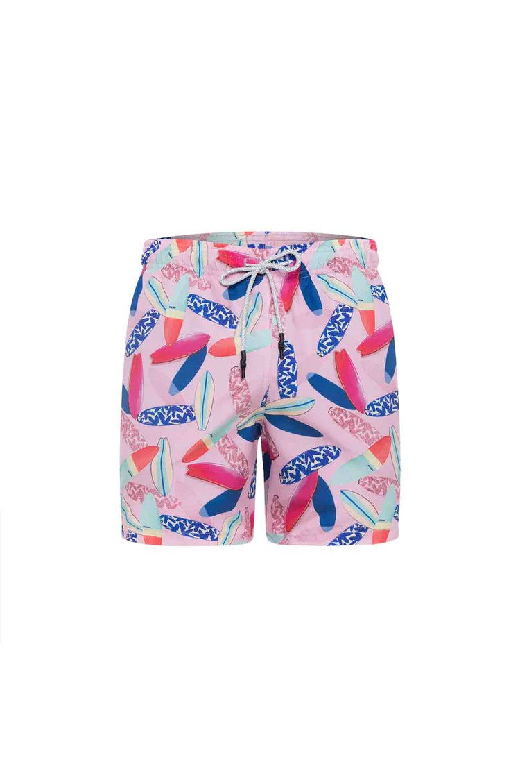 Pantaloneta Surfboards Pink
