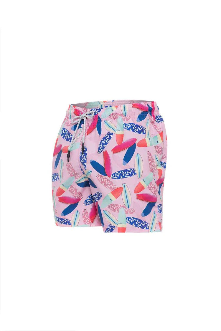 Pantaloneta Surfboards Pink