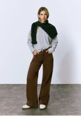Pantalon Culotte Tachas