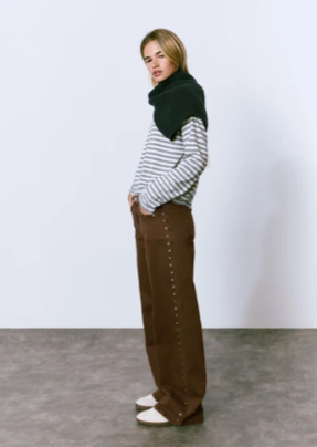Pantalon Culotte Tachas