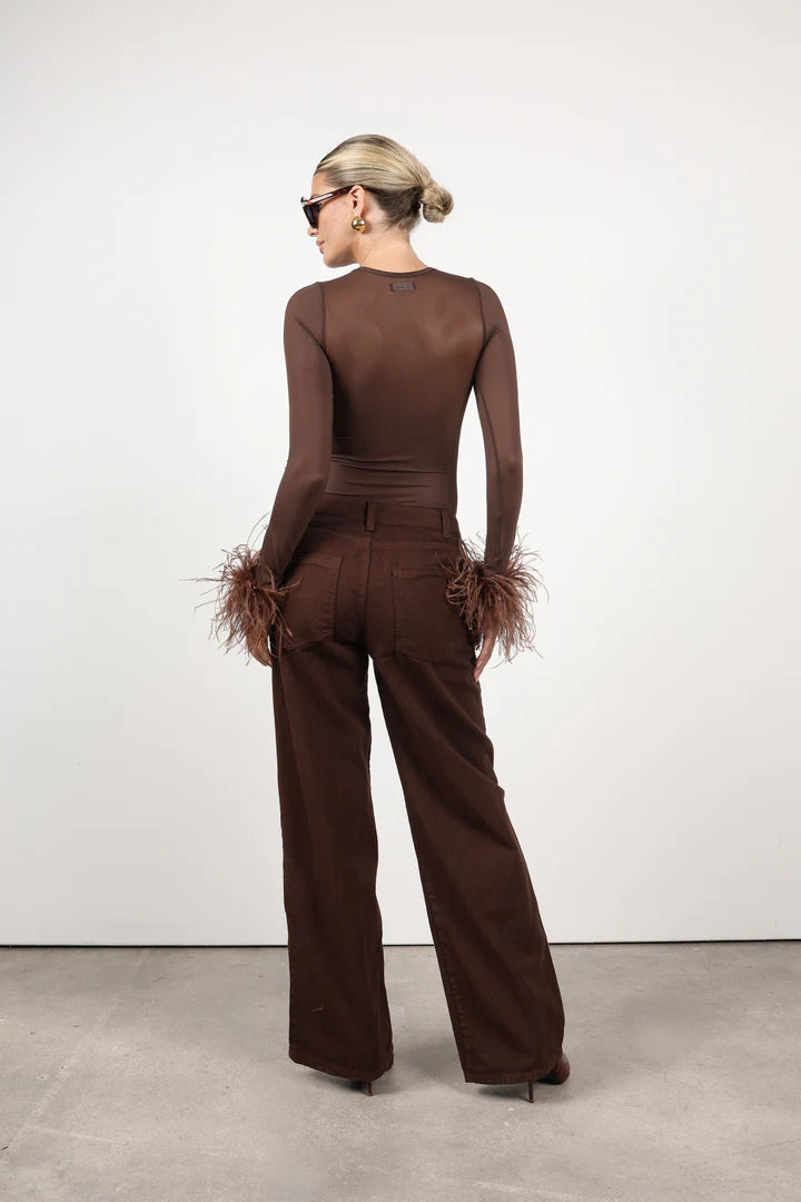 Jeans Zaha Marron MUSEE THE BRAND JEANS Malva CO