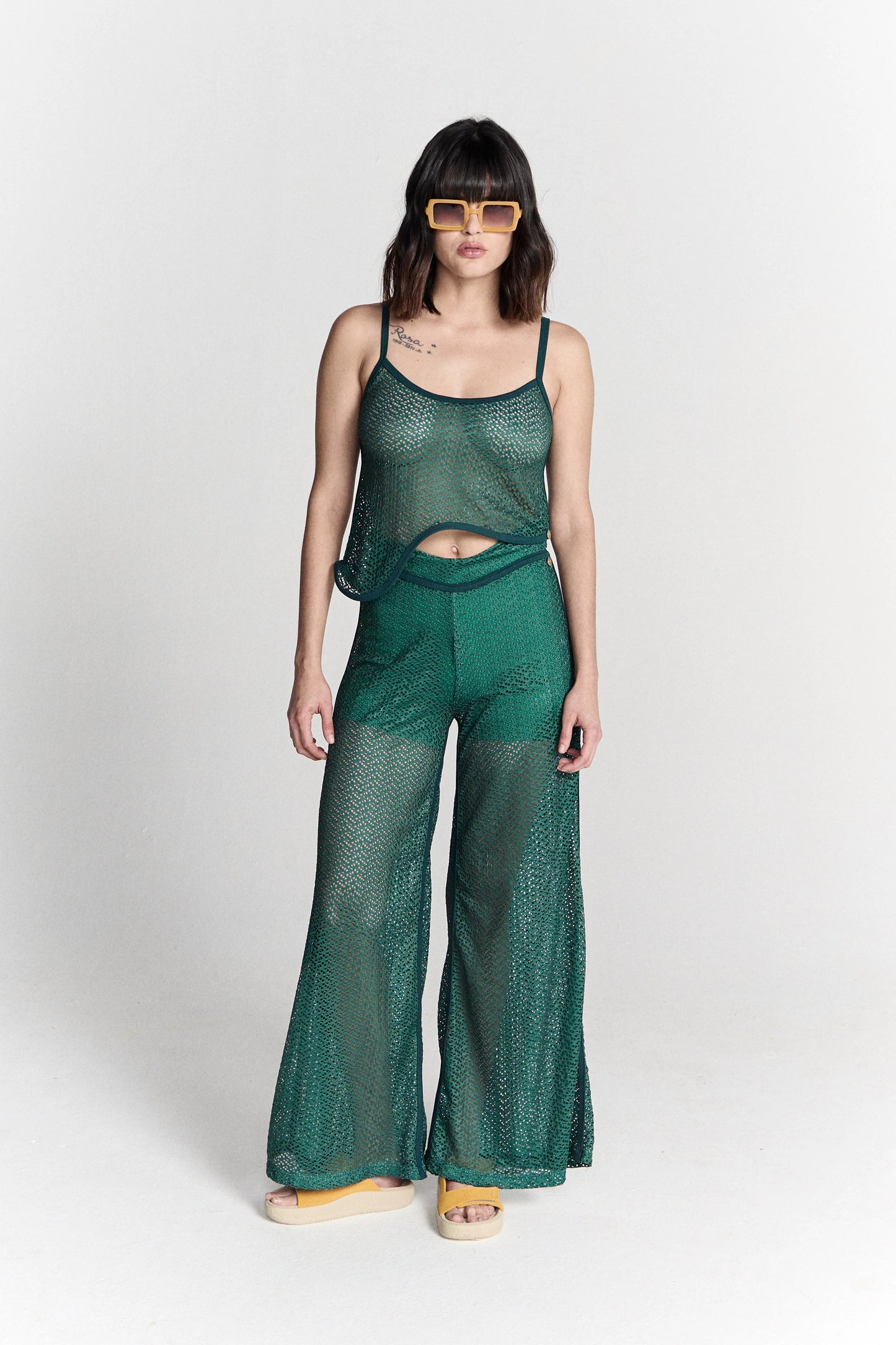 Pantalón Verde Marino ZIERRA LEONA PANTALONES Malva CO
