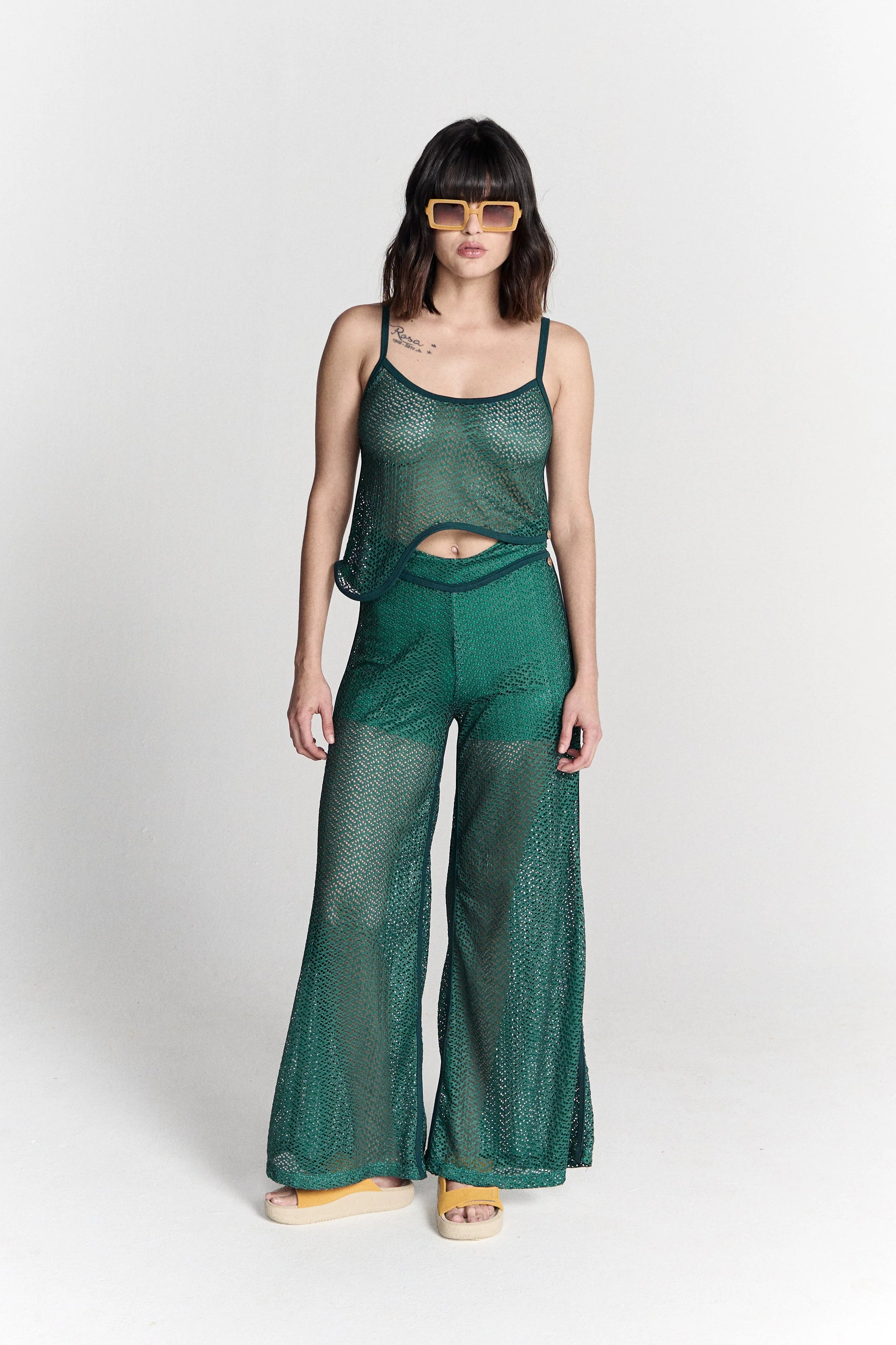 Pantalón Verde Marino ZIERRA LEONA PANTALONES Malva CO