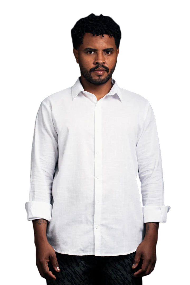 Camisa Lino Blanca