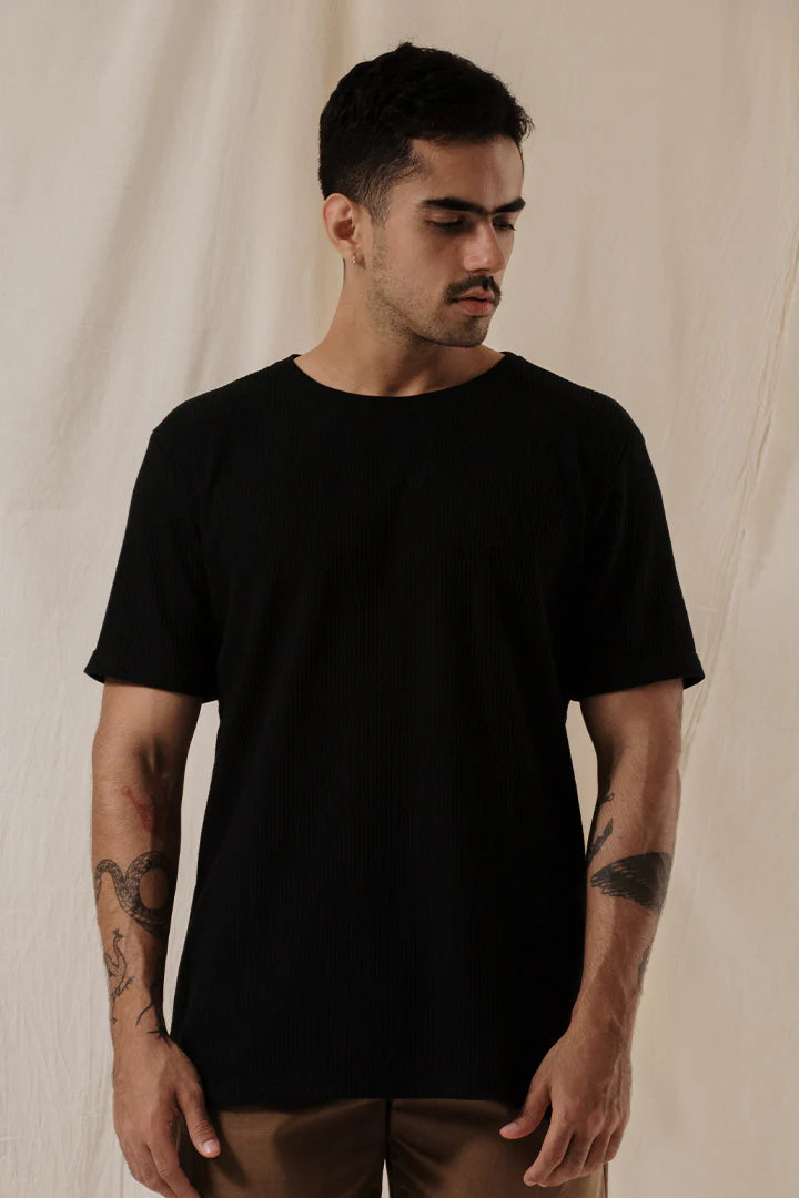 T-Shirt Wafer Negra