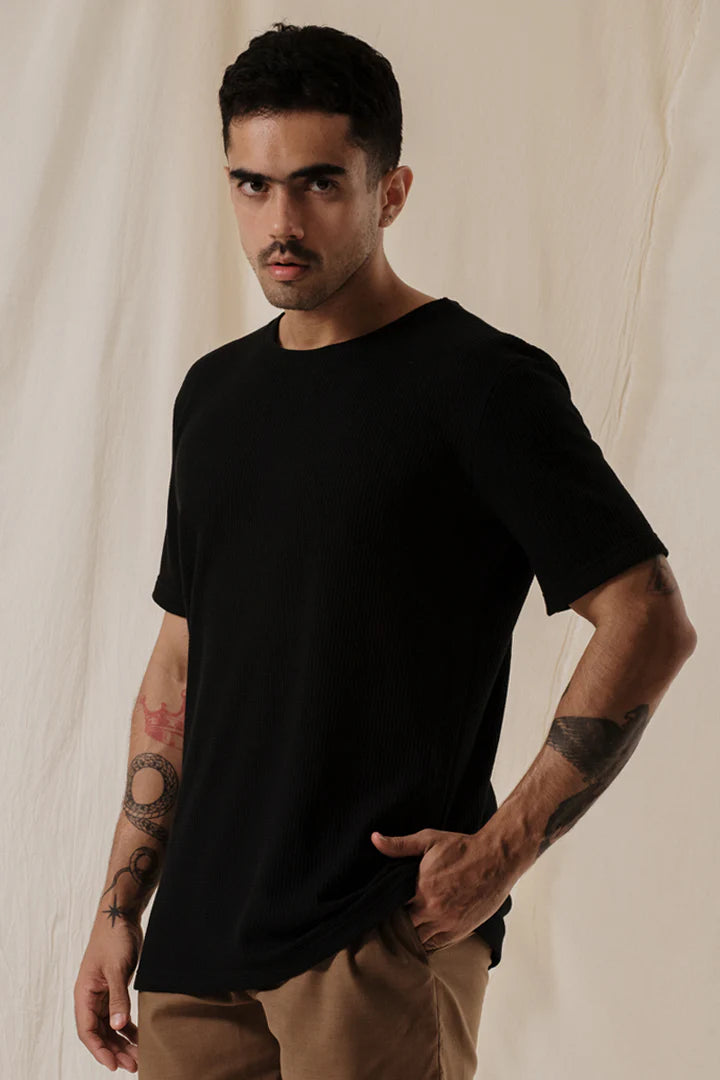 T-Shirt Wafer Negra