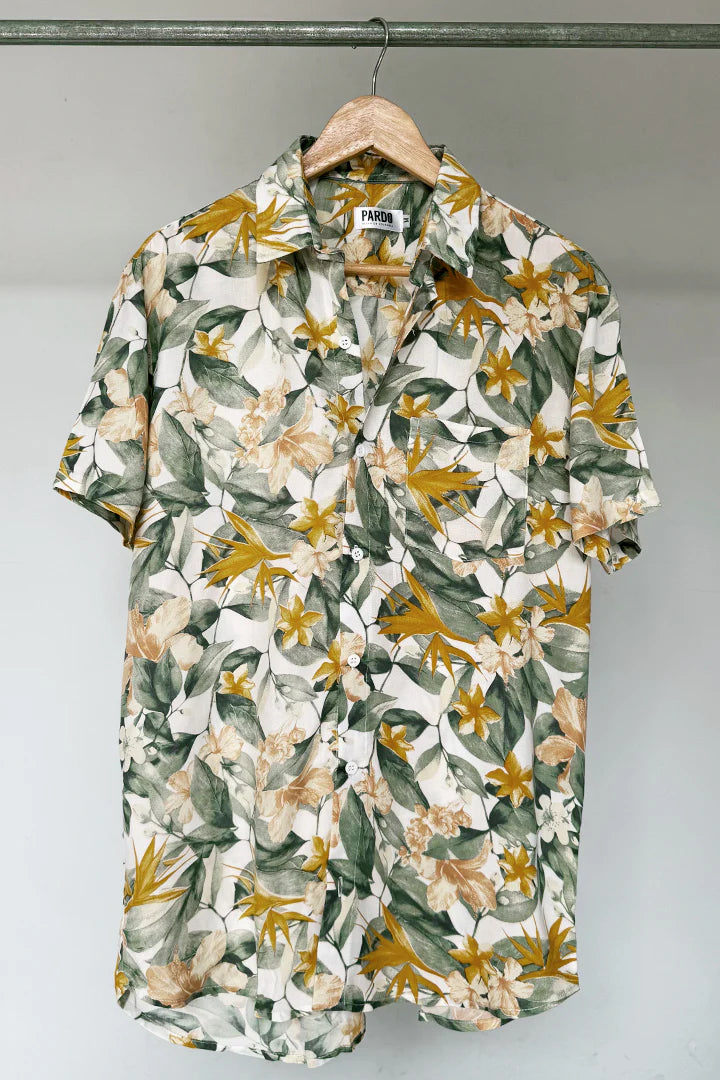 Camisa Aves Del Paraiso Amarillas