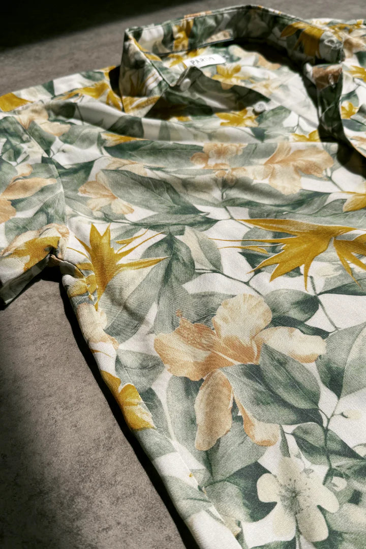 Camisa Aves Del Paraiso Amarillas