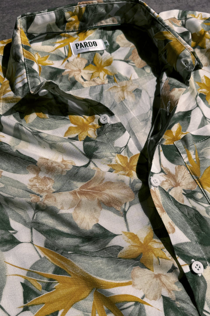 Camisa Aves Del Paraiso Amarillas