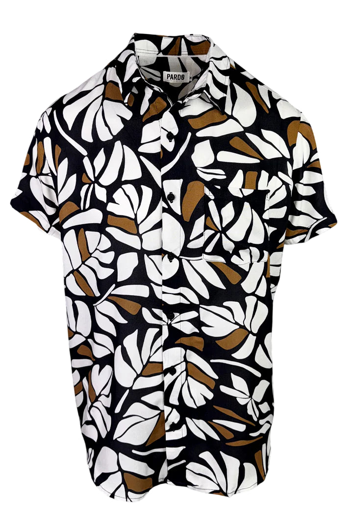 Camisa Follaje Blanco