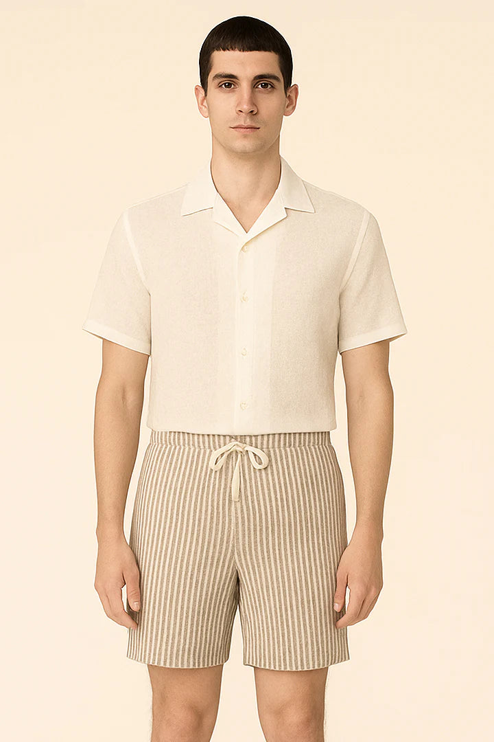 Camisa Lino Beige
