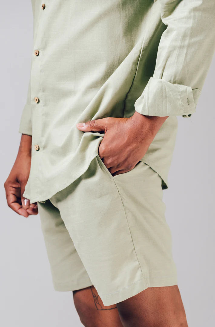 Short Verde Eucalipto