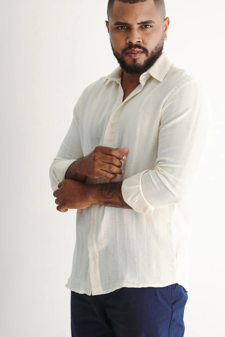 Camisa Rayas Malla