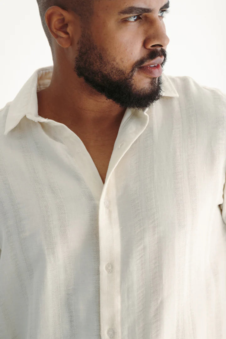 Camisa Rayas Malla