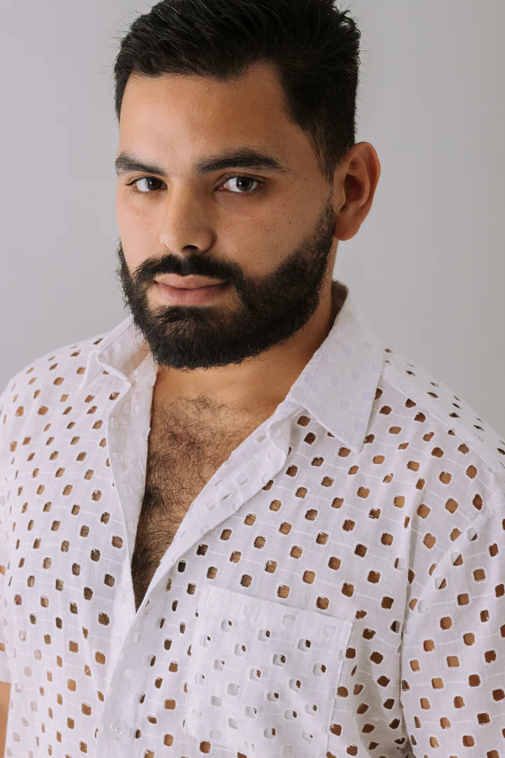 Camisa Troquel Cuadrados