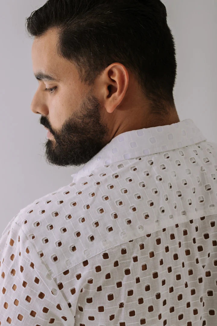 Camisa Troquel Cuadrados