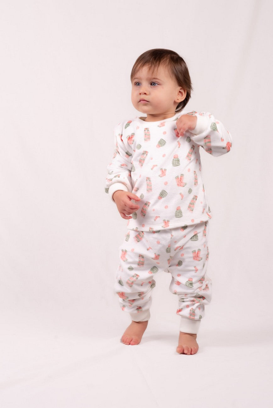 Pijama 2P Termica Verde Navidad