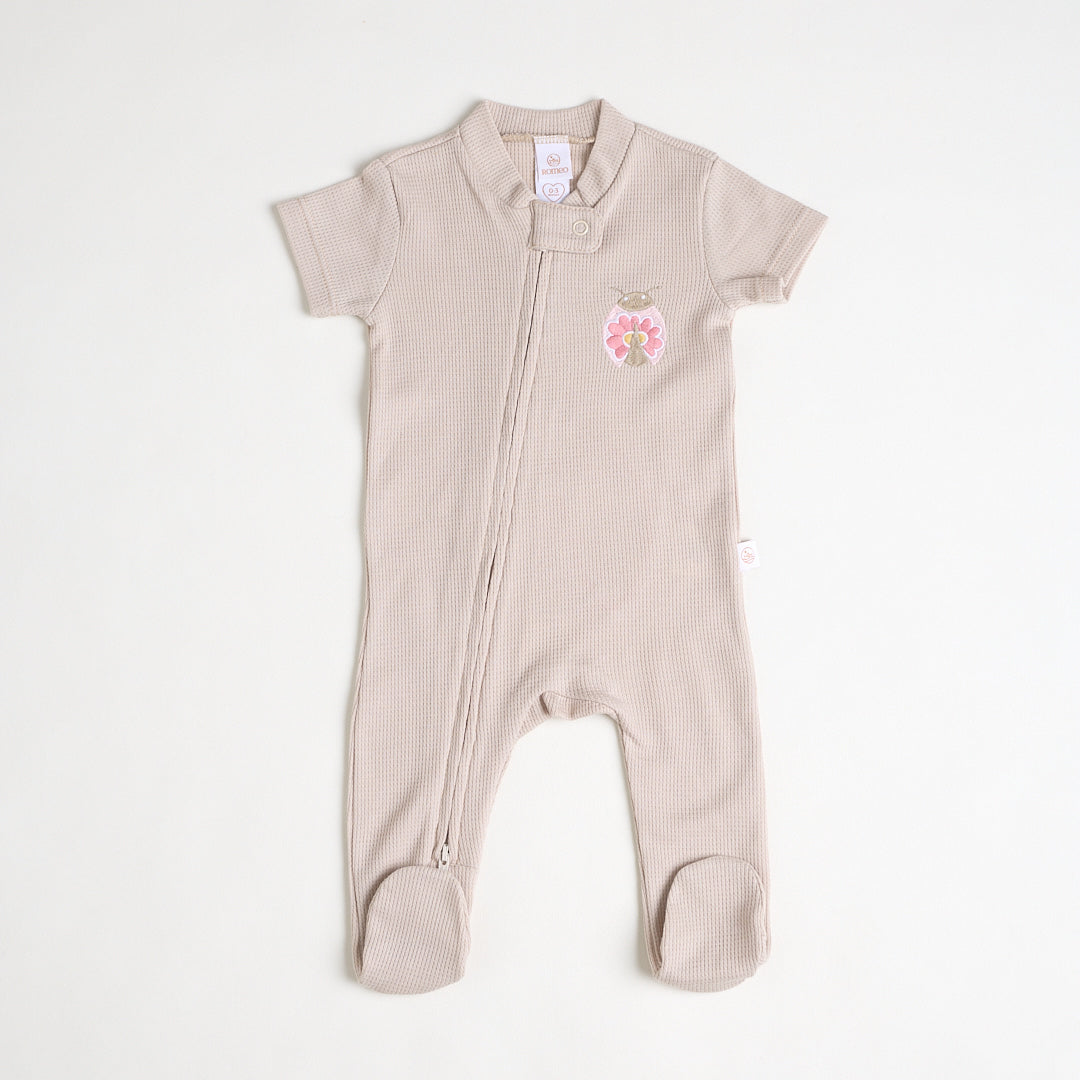 Pijama Floral Mariquita Arena