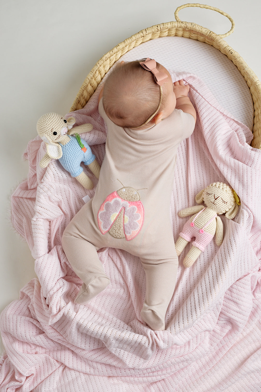 Pijama Floral Mariquita Arena