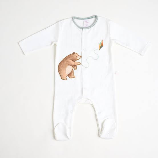Pijama Animal Oso Crudo