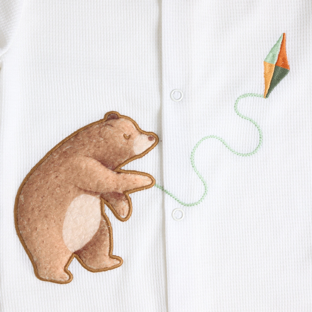 Pijama Animal Oso Crudo