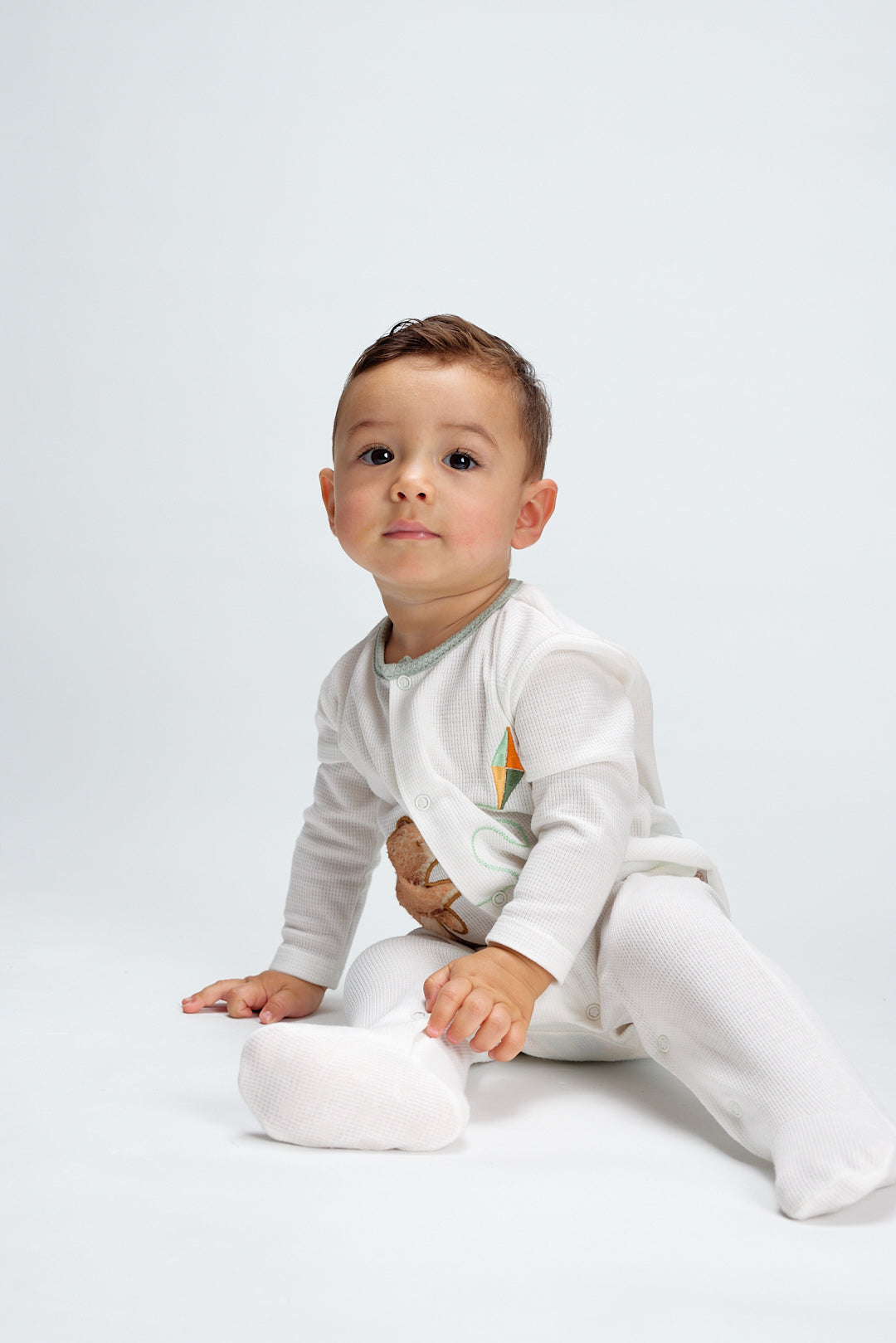 Pijama Animal Oso Crudo