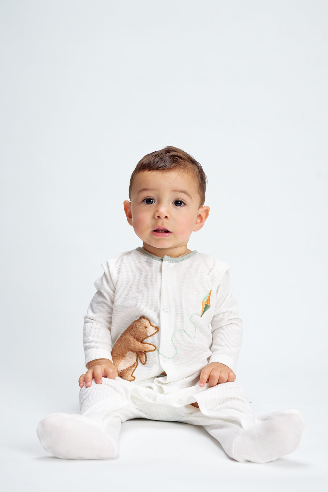 Pijama Animal Oso Crudo