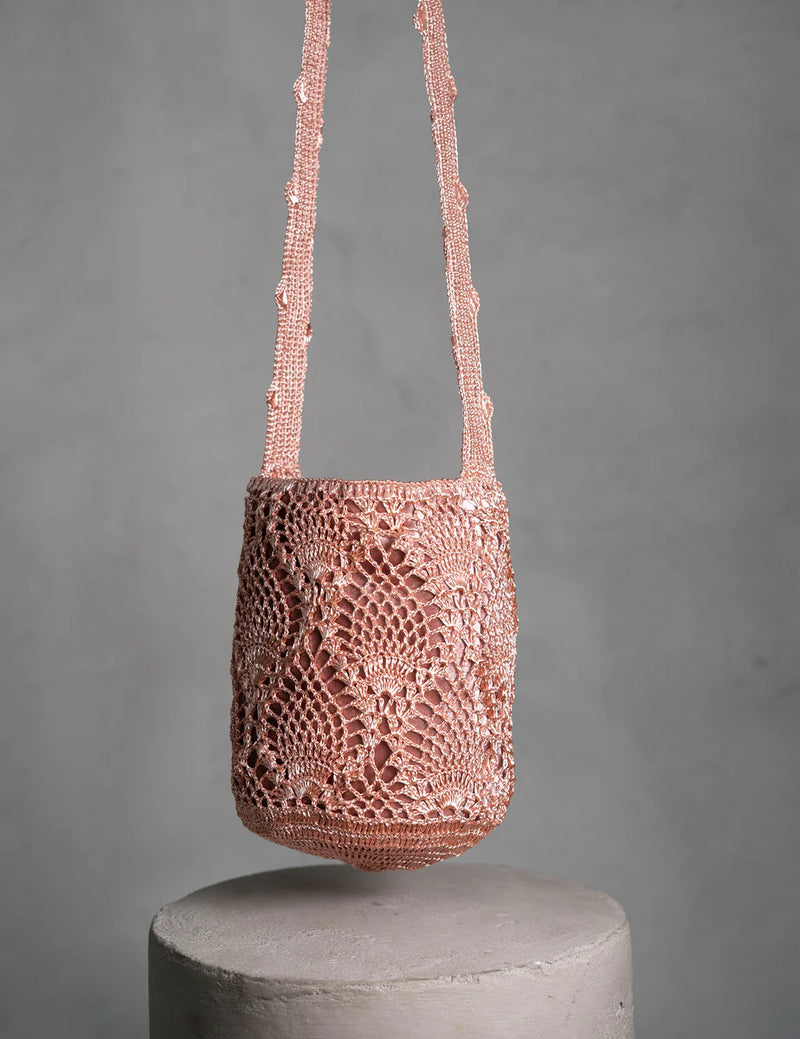 Mochila Piñas Oro Beige
