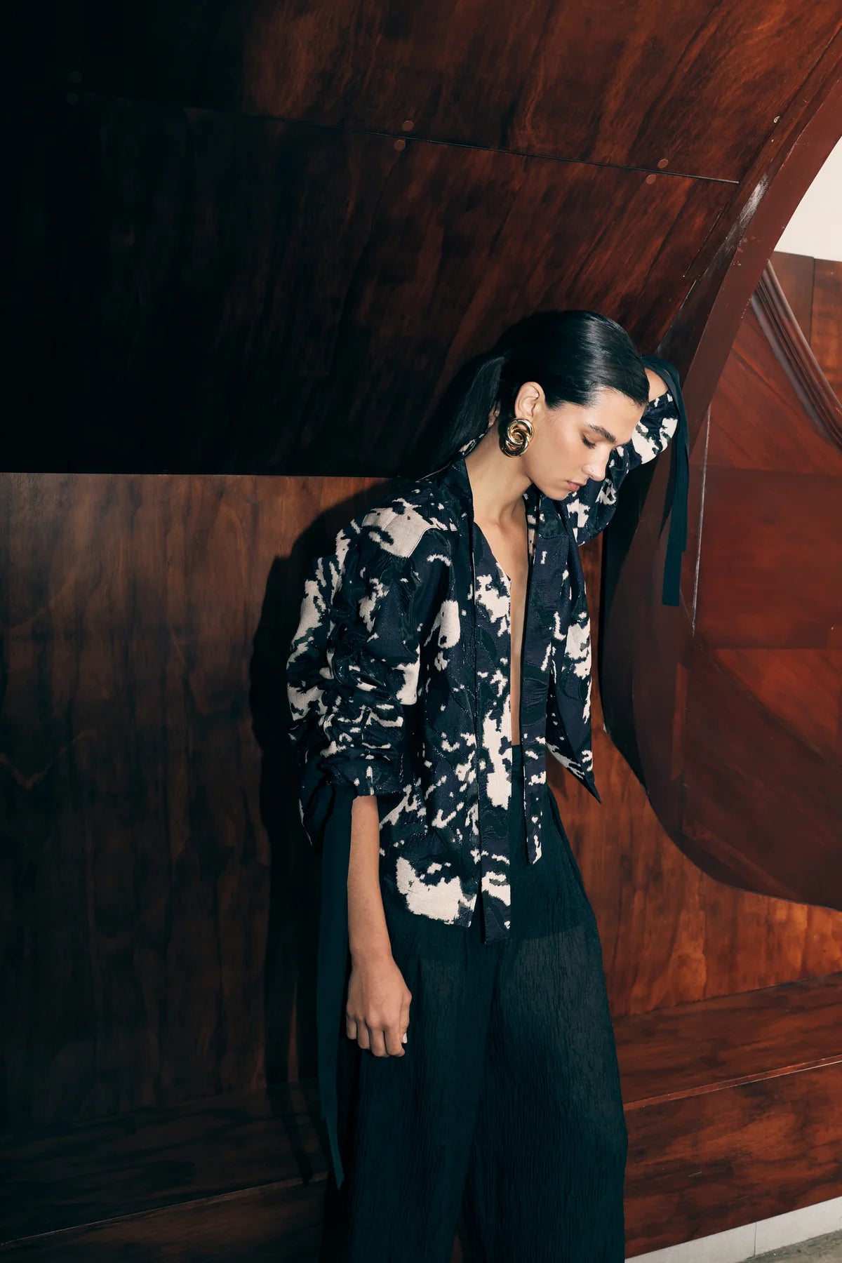 Chaqueta Jacquard Akra