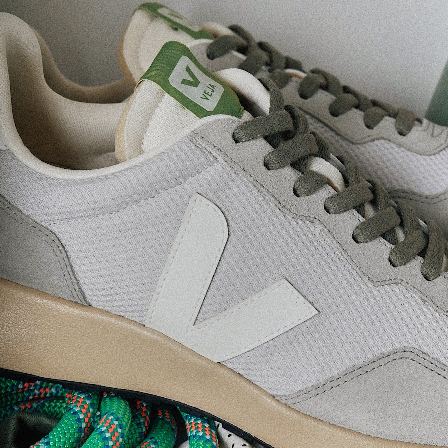 Tenis Veja De Hombre Paulistana Alveomesh Gris Claro Blanco Detox