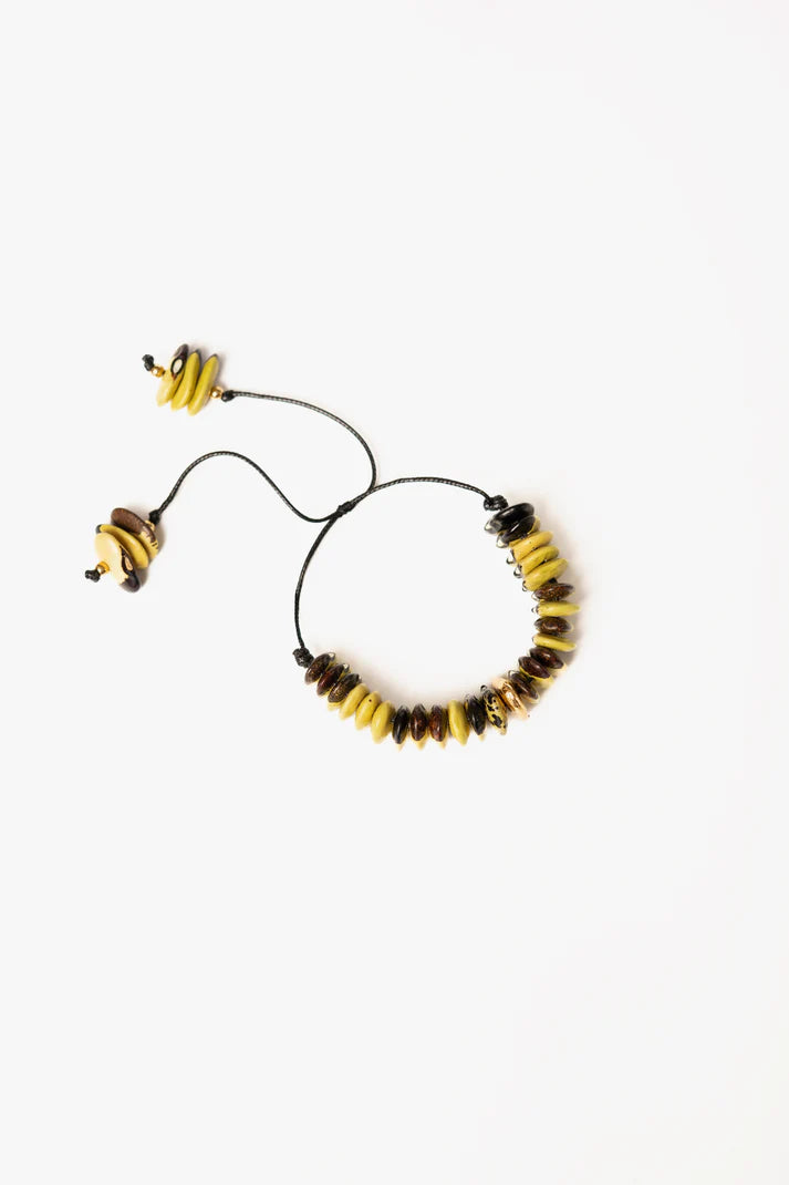 Pulsera Siembra Oro Frijol Verde