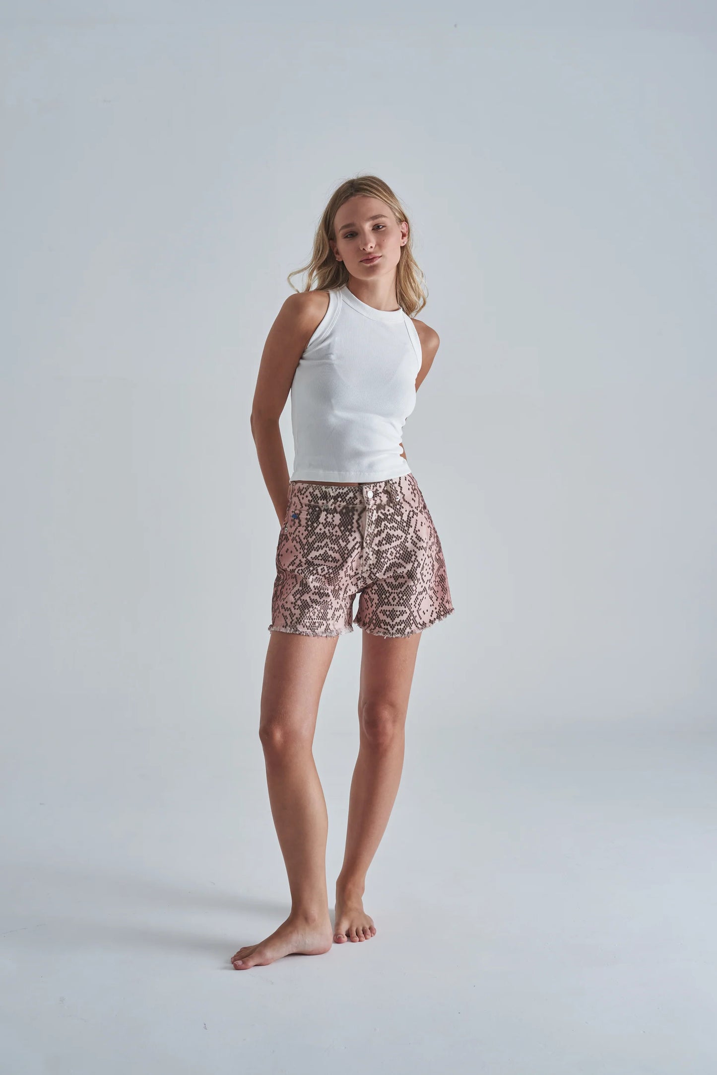 Short Estampado Pitón