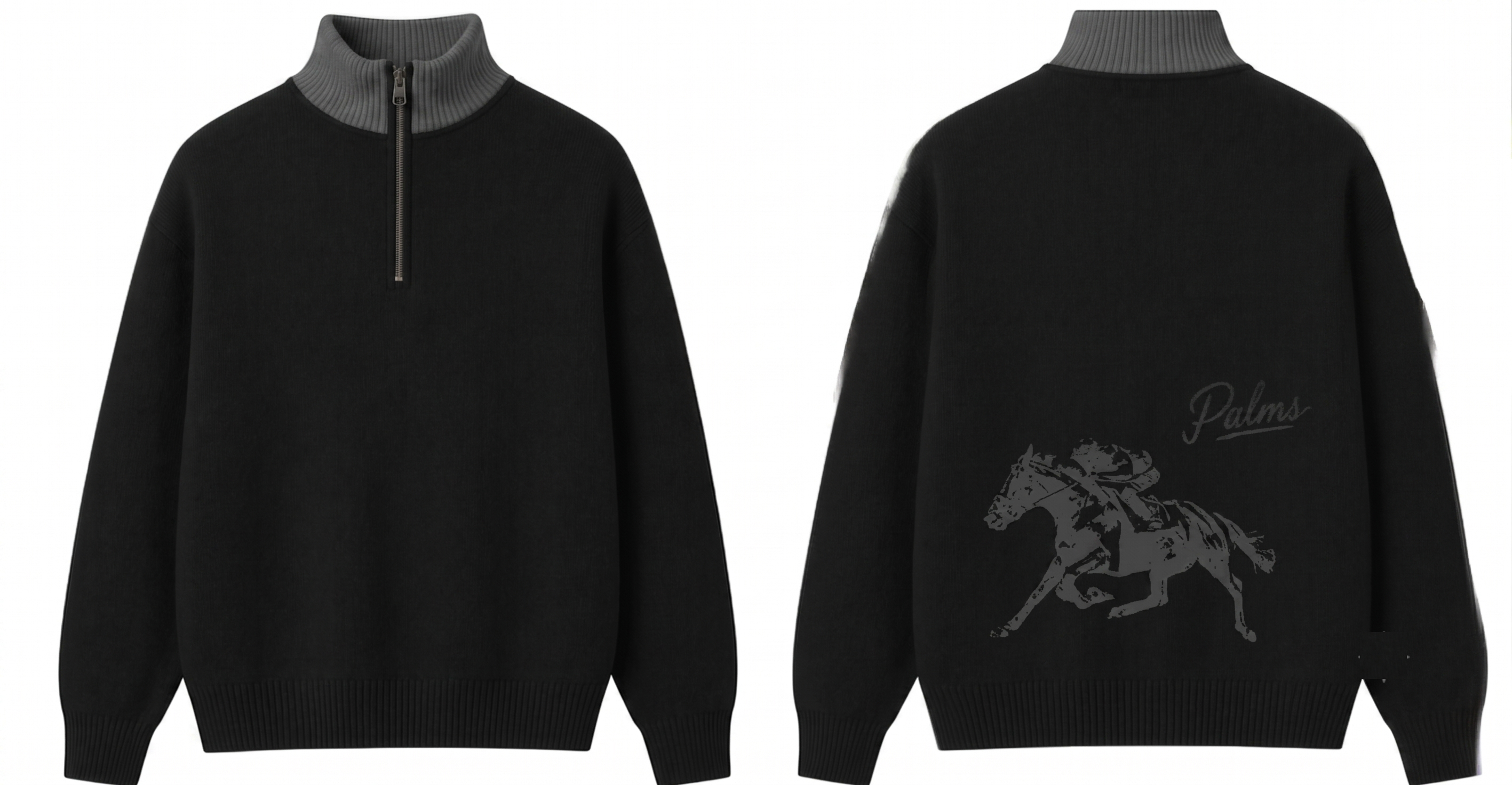 Sweater Palms Quarter Zip